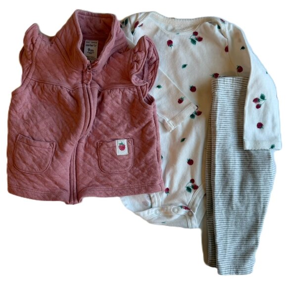 Adorable Baby Girl 5 Item Bundle Matching Sets - Picture 5 of 12